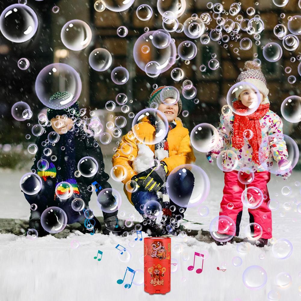 Fireworks Bubble Machine with Lights & Music - Kids Bubble Toy