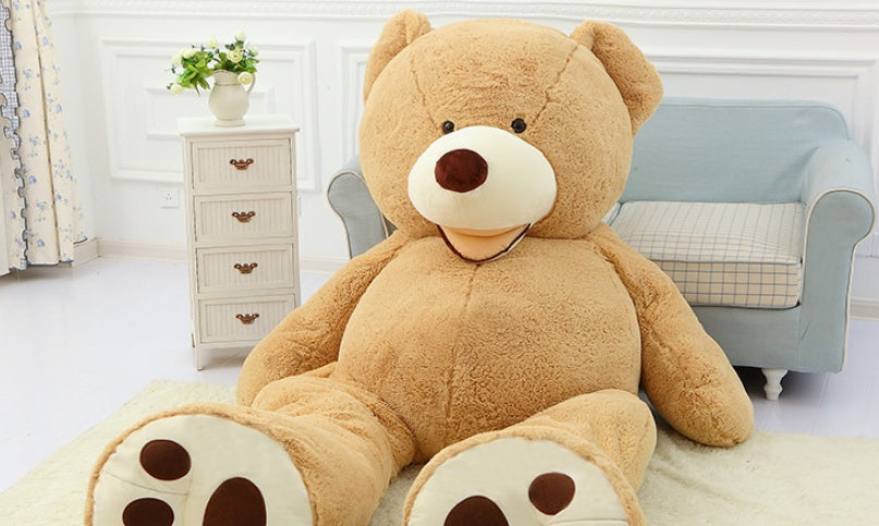 Giant Teddy Bear Plush Shell - Unstuffed Fabric Cover in Multiple Sizes