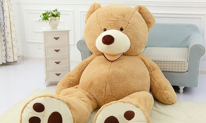 Giant Teddy Bear Plush Shell - Unstuffed Fabric Cover in Multiple Sizes