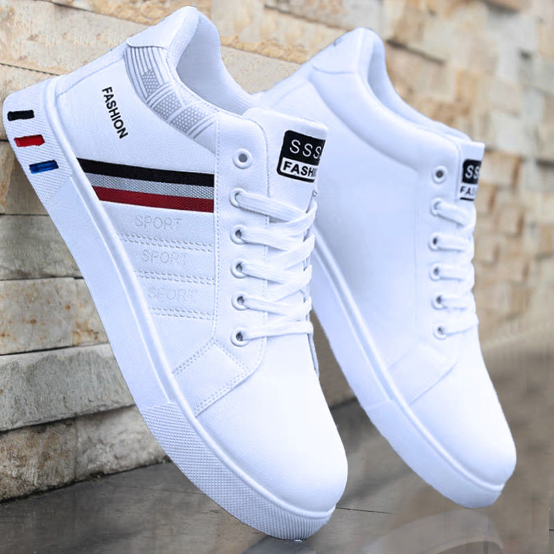 Men's Synthetic PU Mid-Top Lace-Up Trainers | EU 39-48