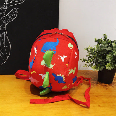 Kids' Dinosaur Cartoon Mini Backpack – Fun Anime Print School Bag