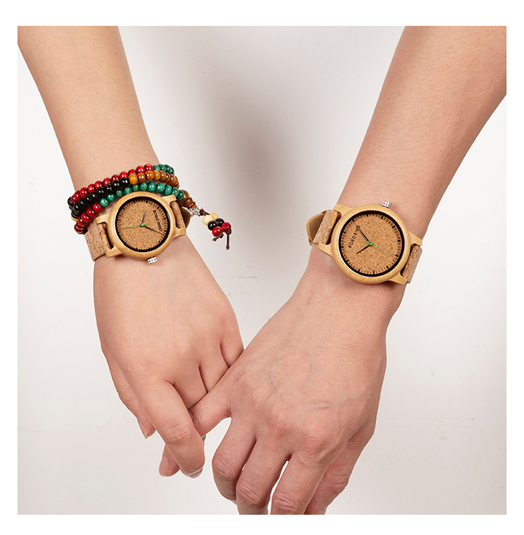 BOBO BIRD Natural Bamboo Watch – Eco-Friendly Men’s & Women’s