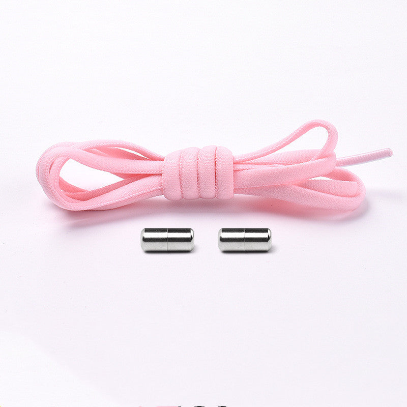 Elastic No-Tie Shoelaces – Half-Round Capsule Lock, 22 Colours