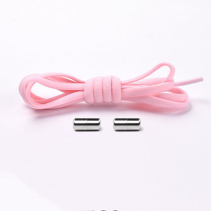 Elastic No-Tie Shoelaces – Half-Round Capsule Lock, 22 Colours