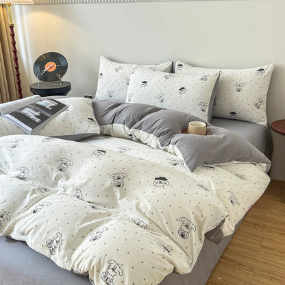 Jacquard Cotton Linen Bedding Set | 12+ Designs