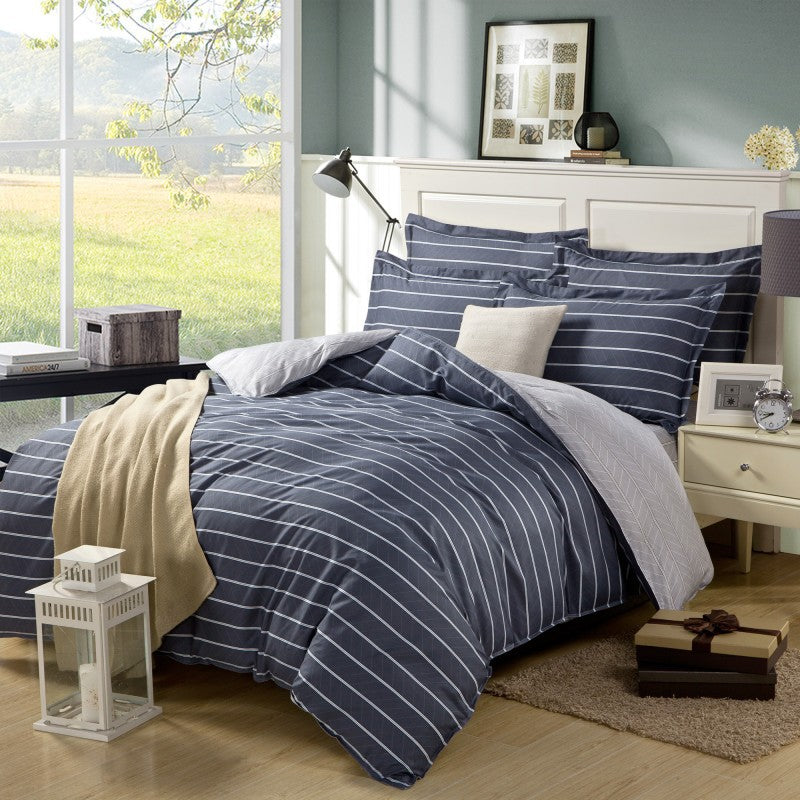 Cotton Four-Piece Bedding Set | Single to Super King & Beyond