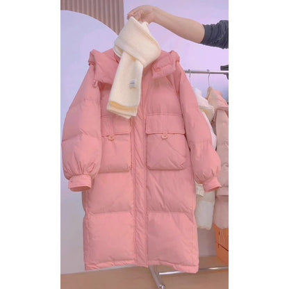 Women's Padded Cotton Jacket - Long Sleeve Winter Coat