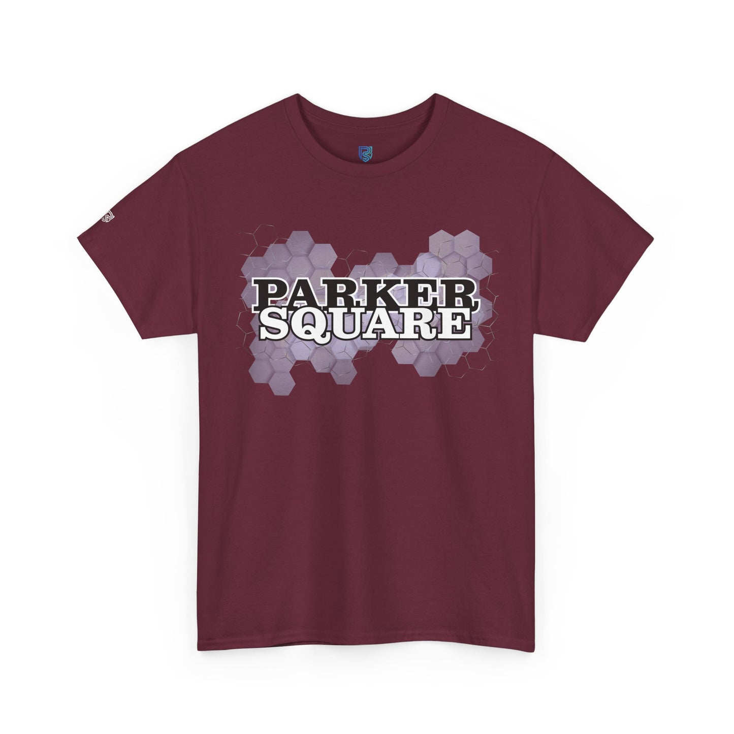 Parker Square T‑Shirt — Retro Campus Logo Tee