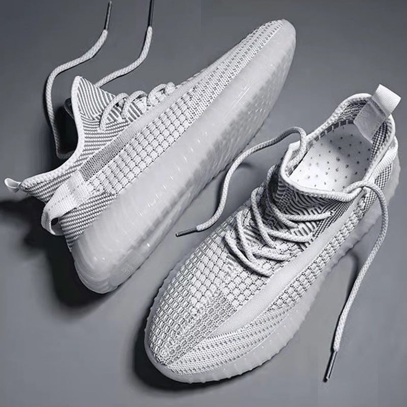 Men's Summer Mesh Trainers – Breathable Flat Sole Daily Sports Shoes