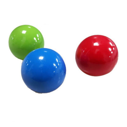 Sticky Wall Ball Stress Relief Toy - Glow Squish Ball for Kids and Adults