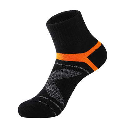 Men's Cotton Jacquard Sports Socks – Single, 3 & 5-Pair Packs