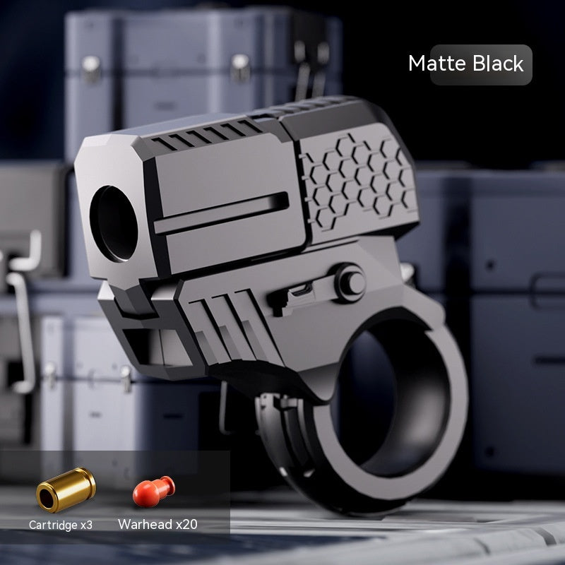 Zinc Alloy Shell-Ejecting Toy Gun with Bullets