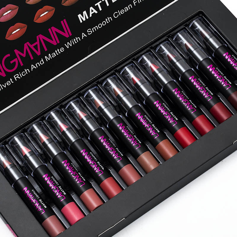 12-Piece Lipstick Gift Set – 12 Colours, 3.5g Each