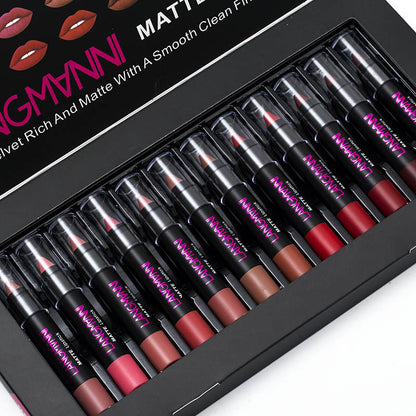 12-Piece Lipstick Gift Set – 12 Colours, 3.5g Each