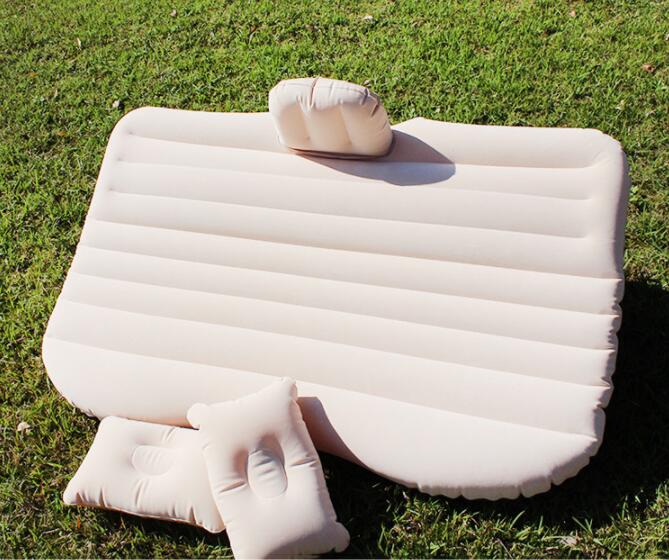 Inflatable Car Bed – Flocked, Universal 5-Seater Fit, 8 Colours