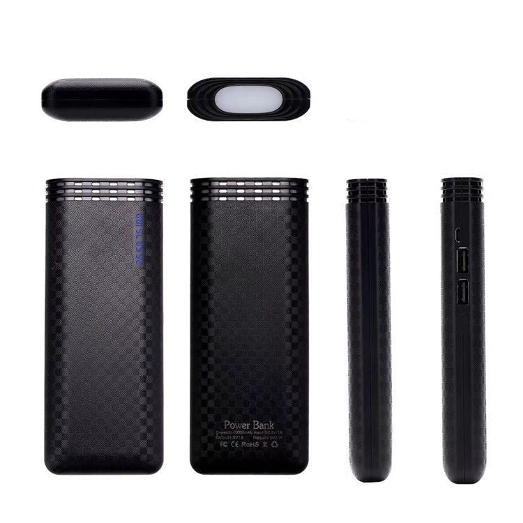 Cosmic Lighthouse Power Bank – 10000mAh LED Indicator Blue, White, Pink & Black