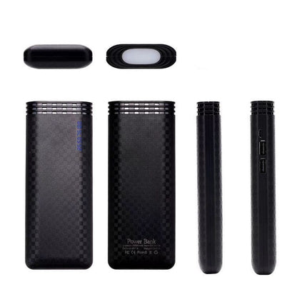 Cosmic Lighthouse Power Bank – 10000mAh LED Indicator Blue, White, Pink & Black