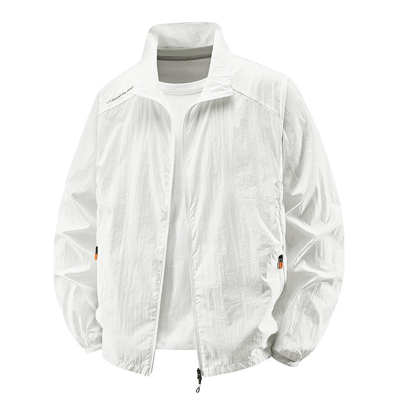 Men's Lightweight Sun-Protective Jacket | Thin Polyester Casual Coat – M to 5XL