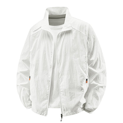 Men's Lightweight Sun-Protective Jacket | Thin Polyester Casual Coat – M to 5XL