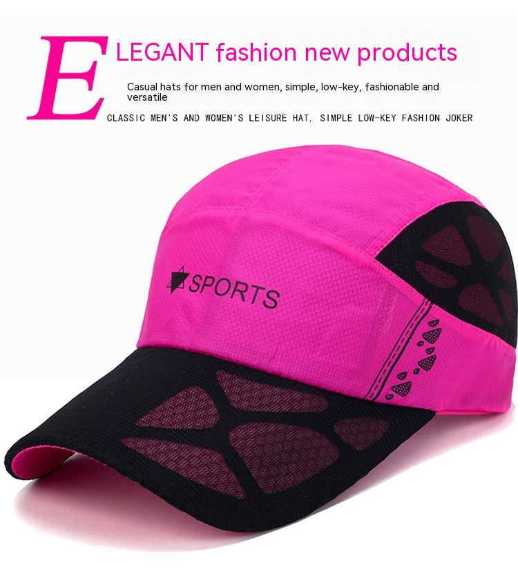 Breathable Adjustable Baseball Cap - Cotton Sports Cap