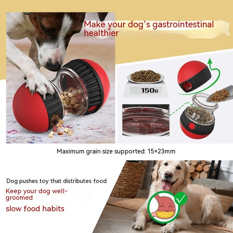 Treat-Dispensing Dog Tumbler Toy | Adjustable Puzzle Feeder for Dogs