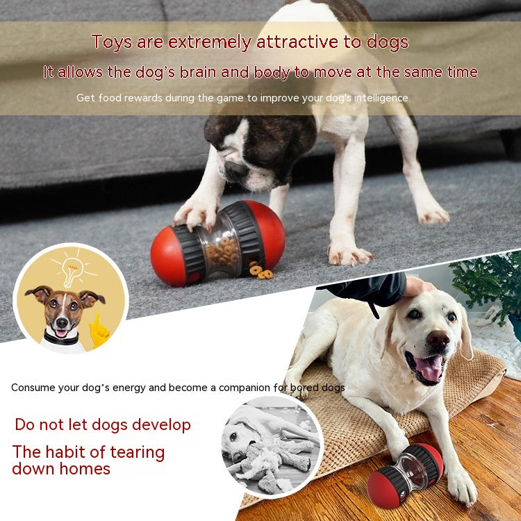 Treat-Dispensing Dog Tumbler Toy | Adjustable Puzzle Feeder for Dogs