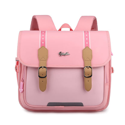 Kids' Ultra-Light Nylon School Backpack – Breathable & Burden-Reducing