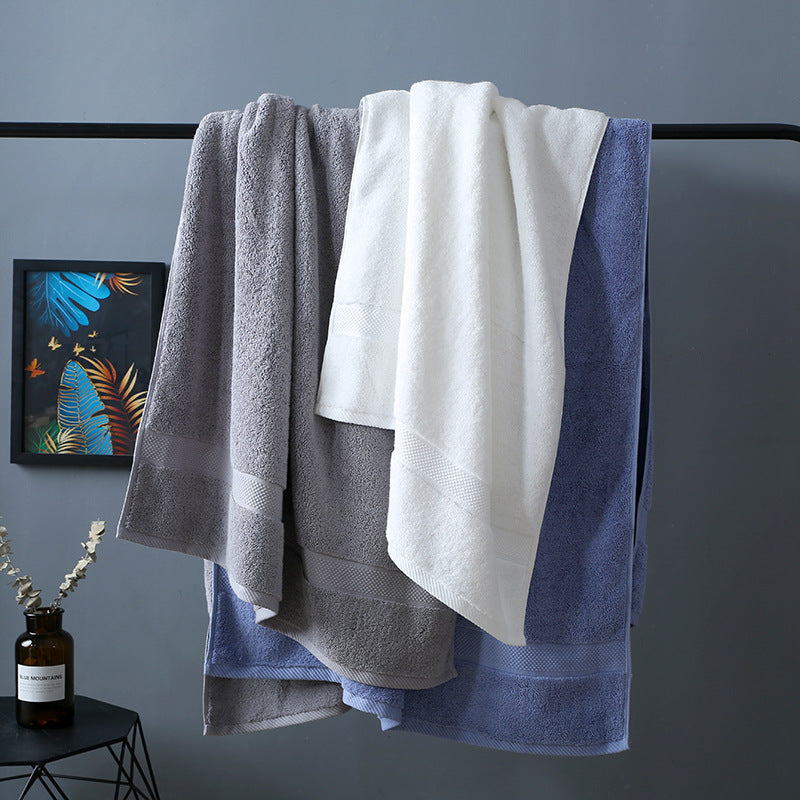 Premium Long-Staple Cotton Bath Towel | Thick Jacquard | 80×160cm