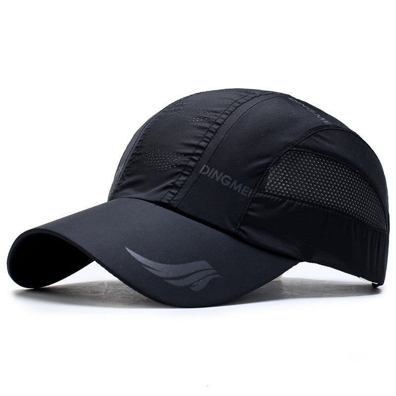 Breathable Quick-Dry Baseball Cap with Wing Embroidery