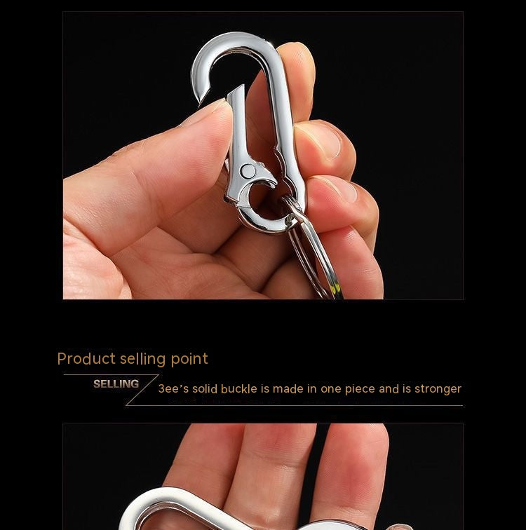 Zinc Alloy Belt Clip Keychain | Minimalist Everyday Carry