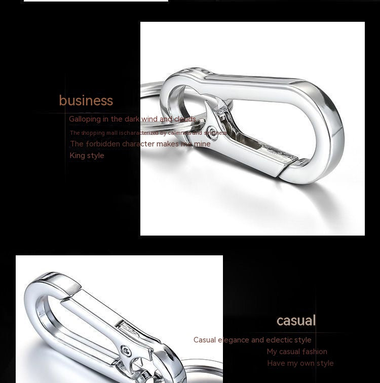 Zinc Alloy Belt Clip Keychain | Minimalist Everyday Carry