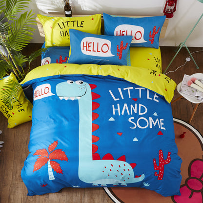 Cartoon Print Cotton Bedding Set 4 Piece | 32 Designs