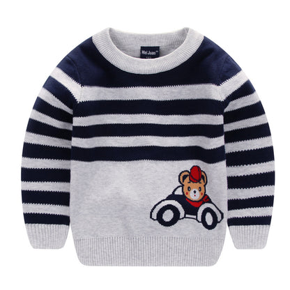Children's Cartoon Pullover Sweatshirt | Soft Kids Jumper