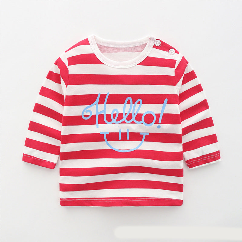 Baby & Kids Cotton Long Sleeve T-Shirt – 12 Print Styles