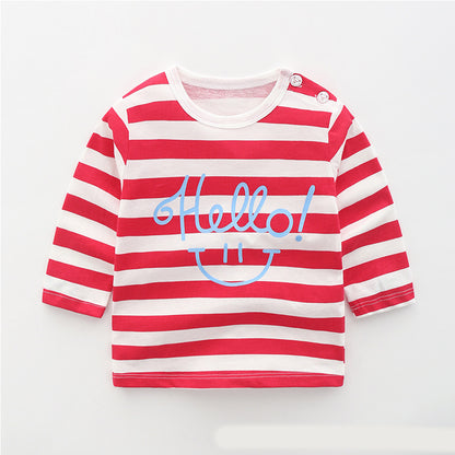 Baby & Kids Cotton Long Sleeve T-Shirt – 12 Print Styles