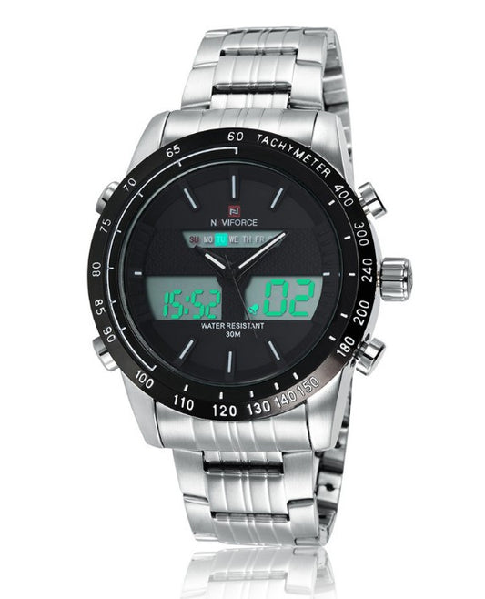 Men's 47mm Sports Watch – Japanese Quartz, Luminous, 30M Waterproof