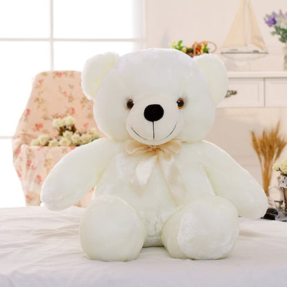 LED Light-Up Teddy Bear Plush Toy - Colour Changing Glow Bear for Kids