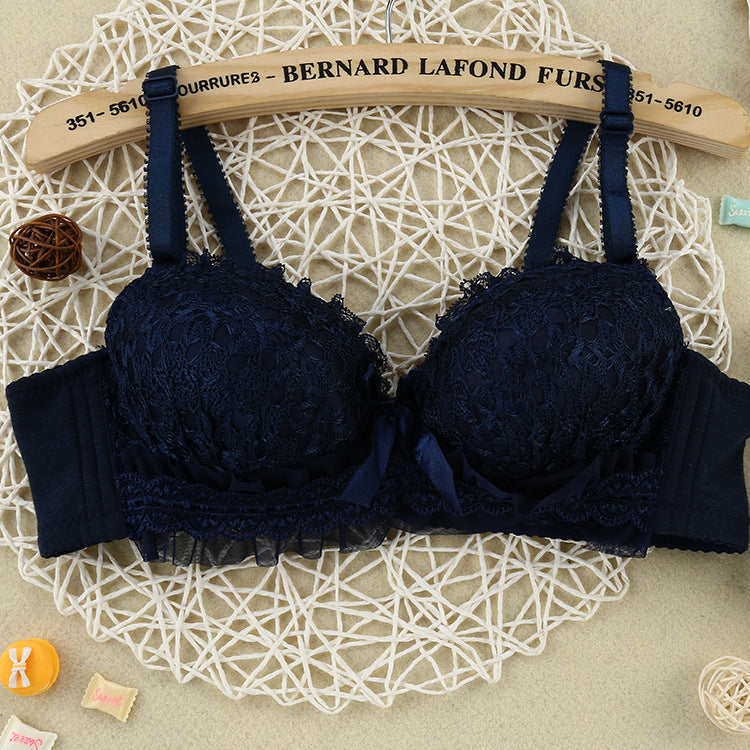 Women's Full Cup Lace Bra & Panties Set | Detachable Straps 7 Colours