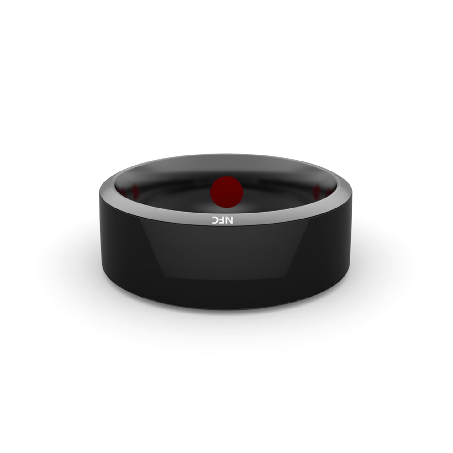 NFC Smart Ring | Multifunctional Wearable Tech | Sizes 7–12 | Black & White