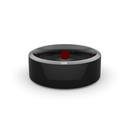 NFC Smart Ring | Multifunctional Wearable Tech | Sizes 7–12 | Black & White