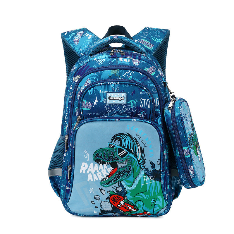 Kids' Animal School Backpack Set – Lightweight & Spine-Protection