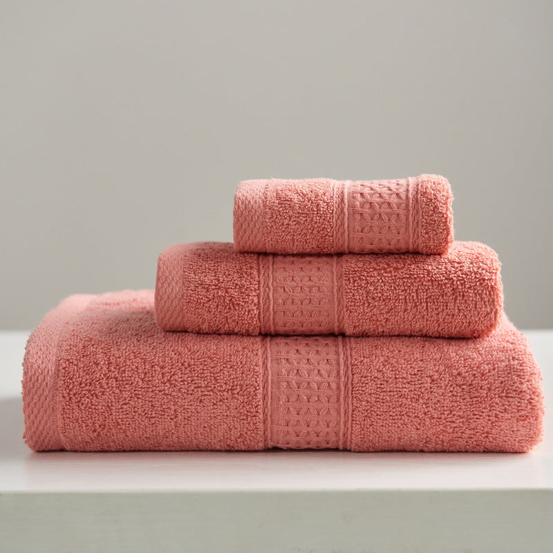 3-Piece Cotton Towel Set | Face, Hand & Bath Towel