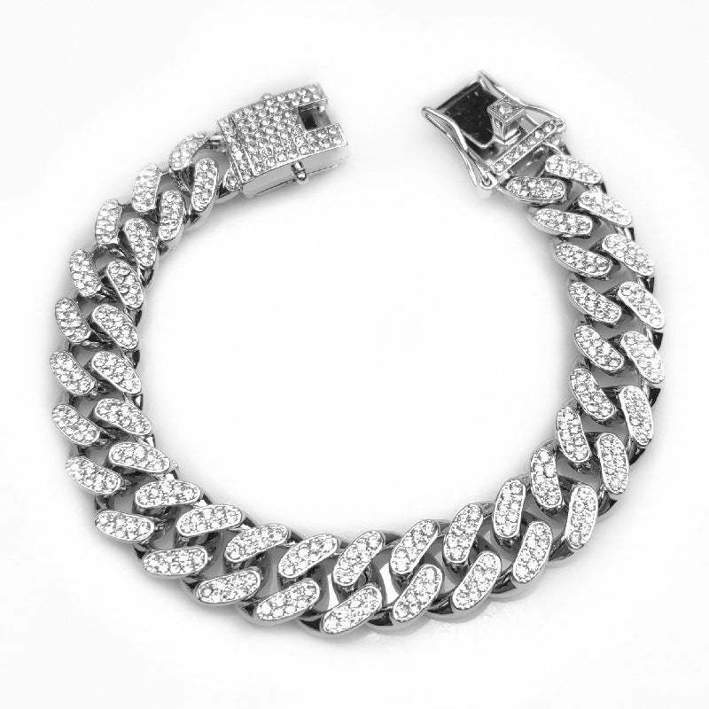 Hip Hop Alloy Chain Dog Collar | Rose Gold, Silver & Gold