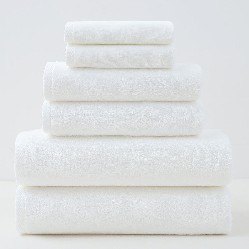 Pure Cotton 6-Piece Towel Set | Bath, Hand & Face Towels | 5 Colours