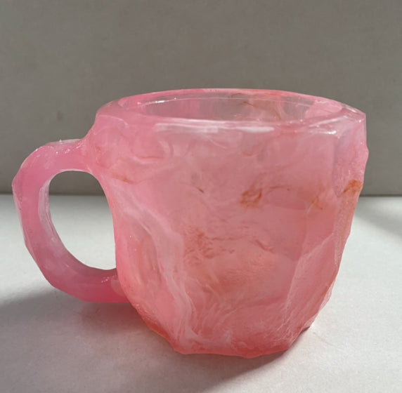 400ml Mineral Crystal-Effect Resin Coffee Mug