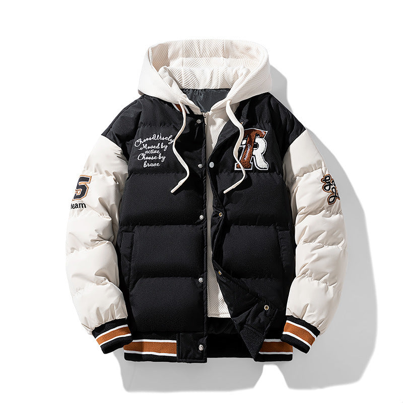 Men's Slim Fit Padded Winter Jacket | M–4XL | Black, Caramel, Green