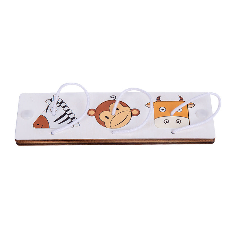 Montessori Wooden Busy Board Toy – Educational Activity Board, Ages 4–6