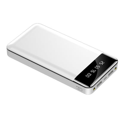 Portable Power Bank LCD Display Dual USB 6,000-20,000mAh Green Black Pink White