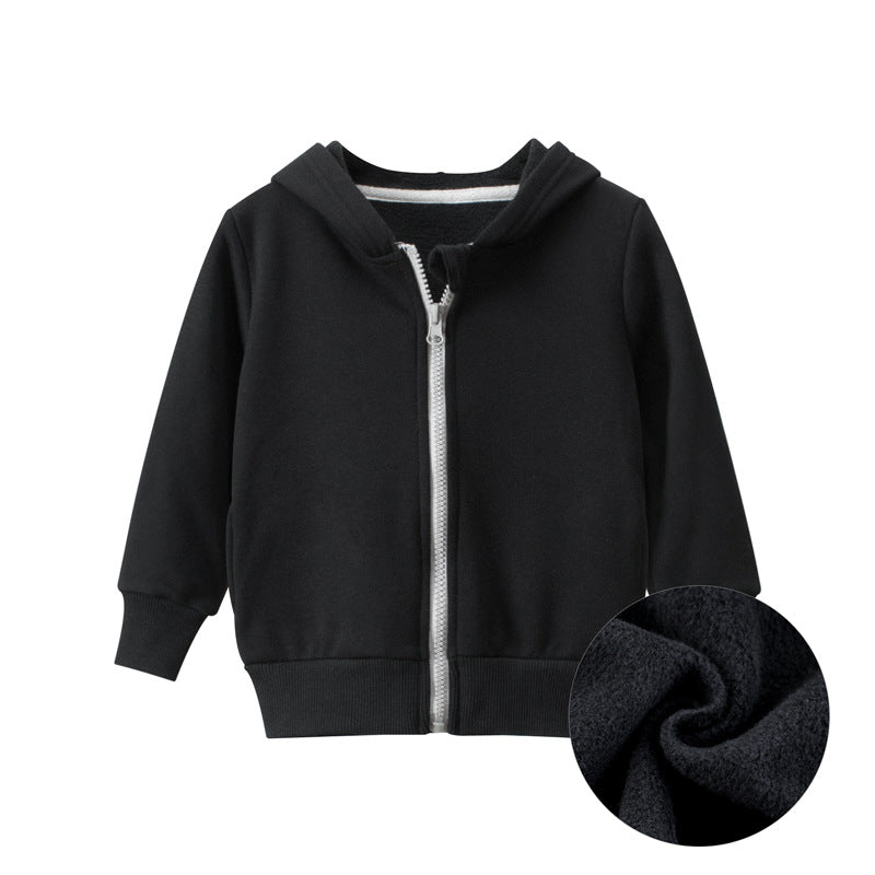 Children's Fleece Zip-Up Hoodie | Kids Warm Jacket 90-140cm