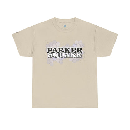 Parker Square T‑Shirt — Retro Campus Logo Tee
